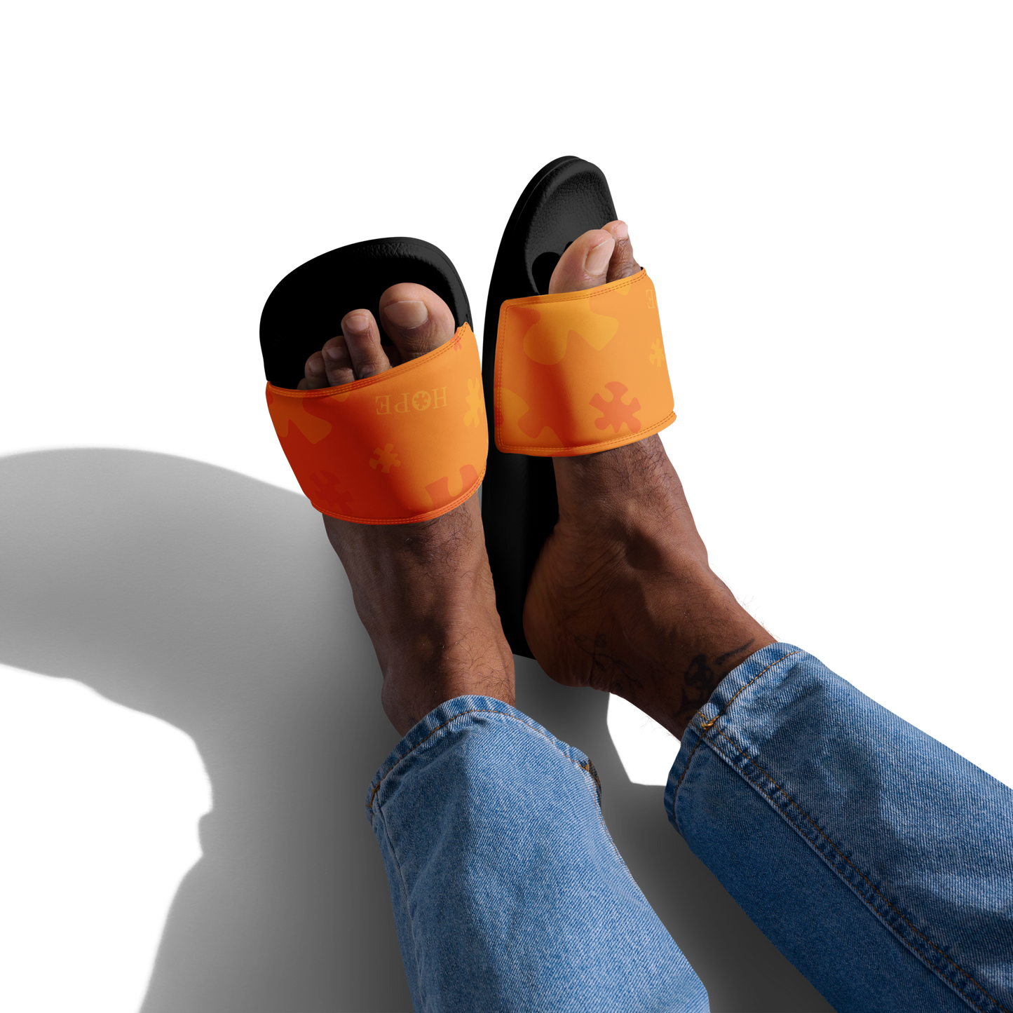 Hope Orange Men’s slides