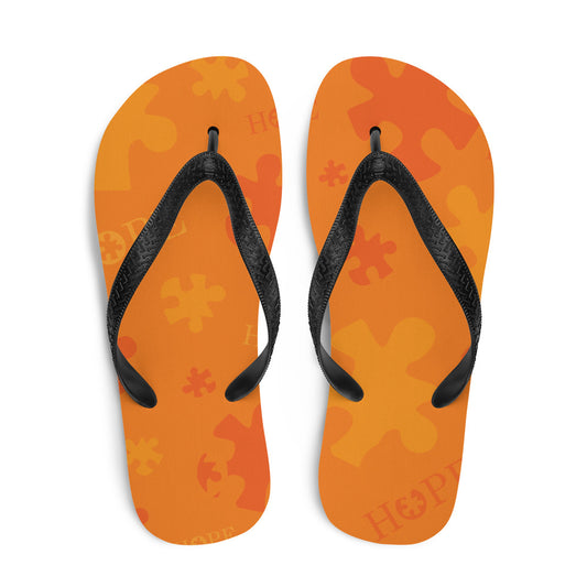 Hope Orange Flip-Flops