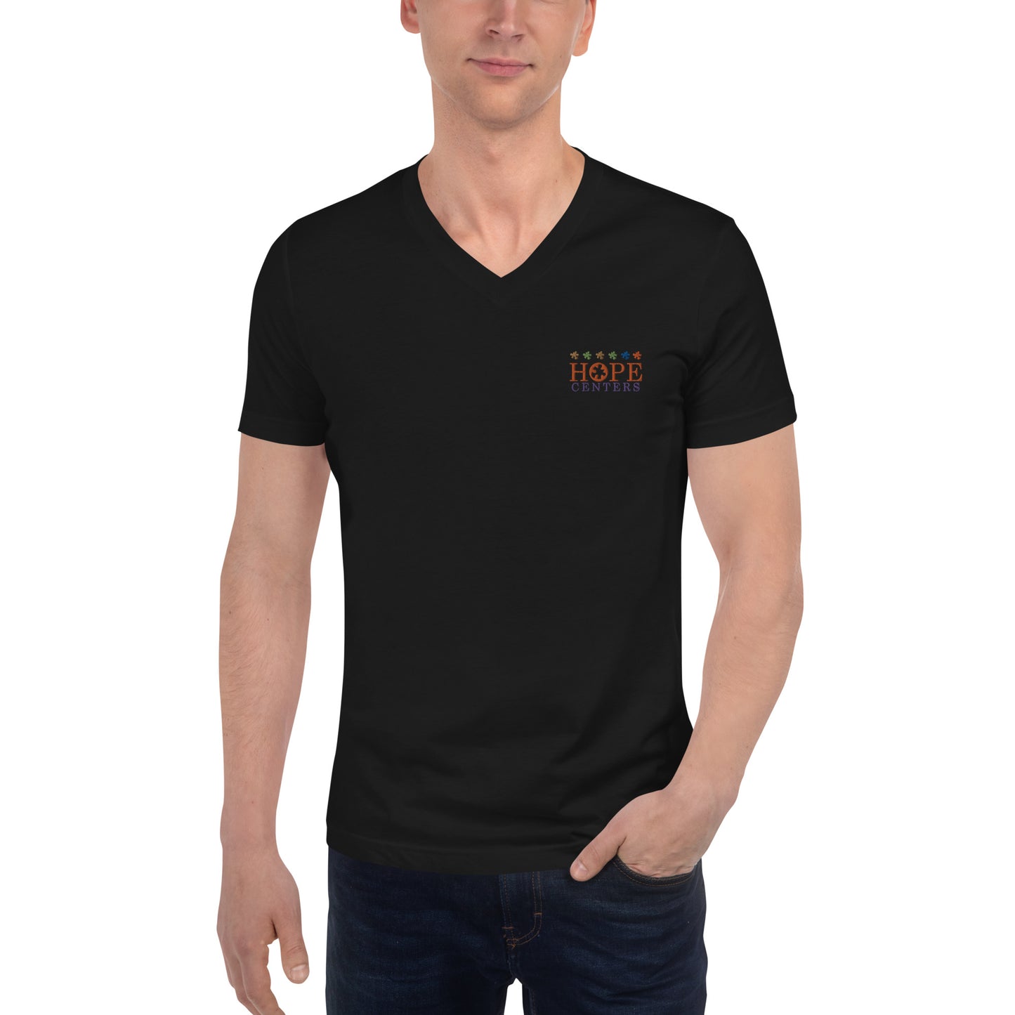 The Hope Centers Unisex Short Sleeve V-Neck T-Shirt