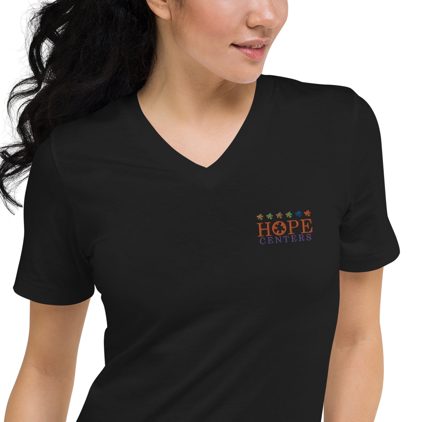 The Hope Centers Unisex Short Sleeve V-Neck T-Shirt