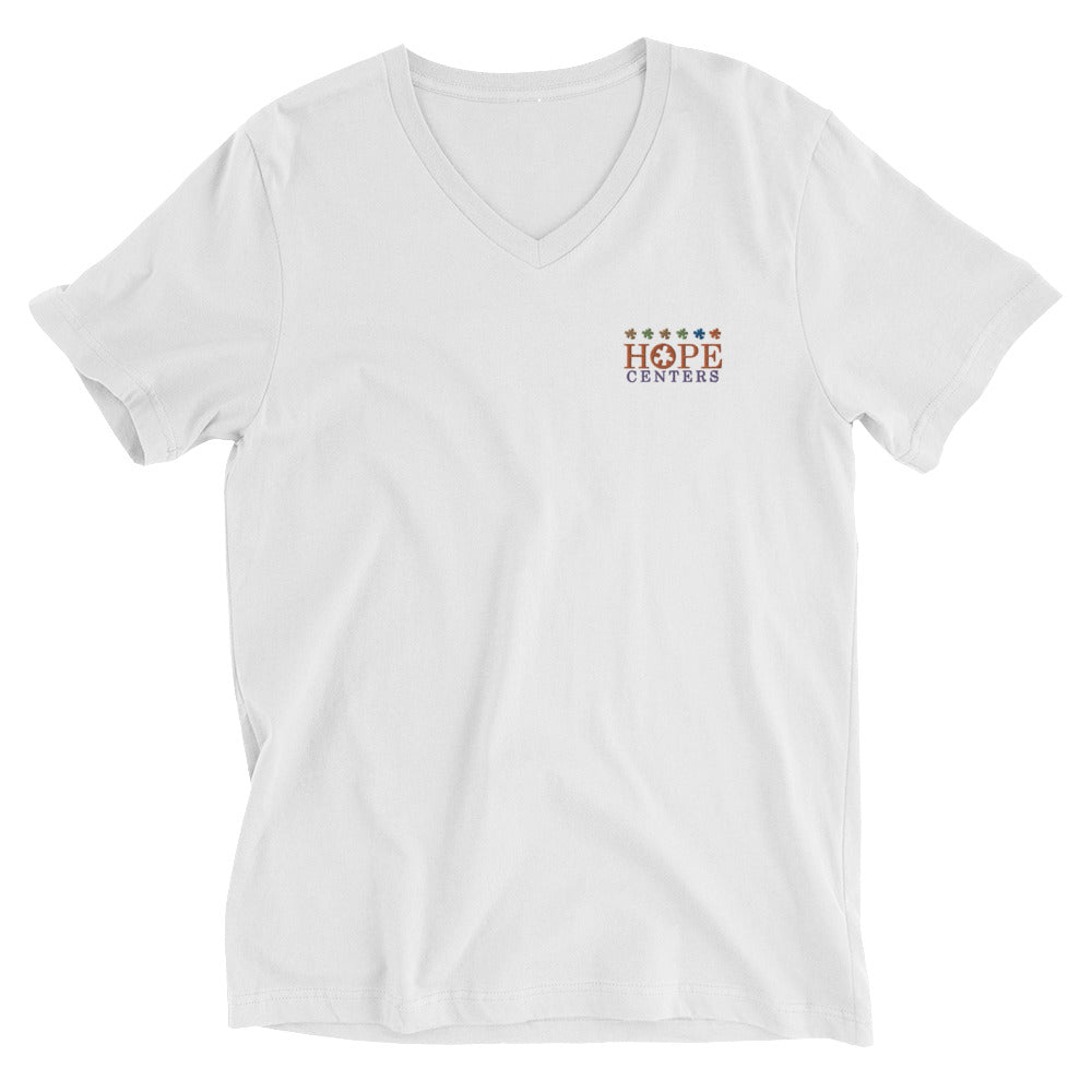 The Hope Centers Unisex Short Sleeve V-Neck T-Shirt