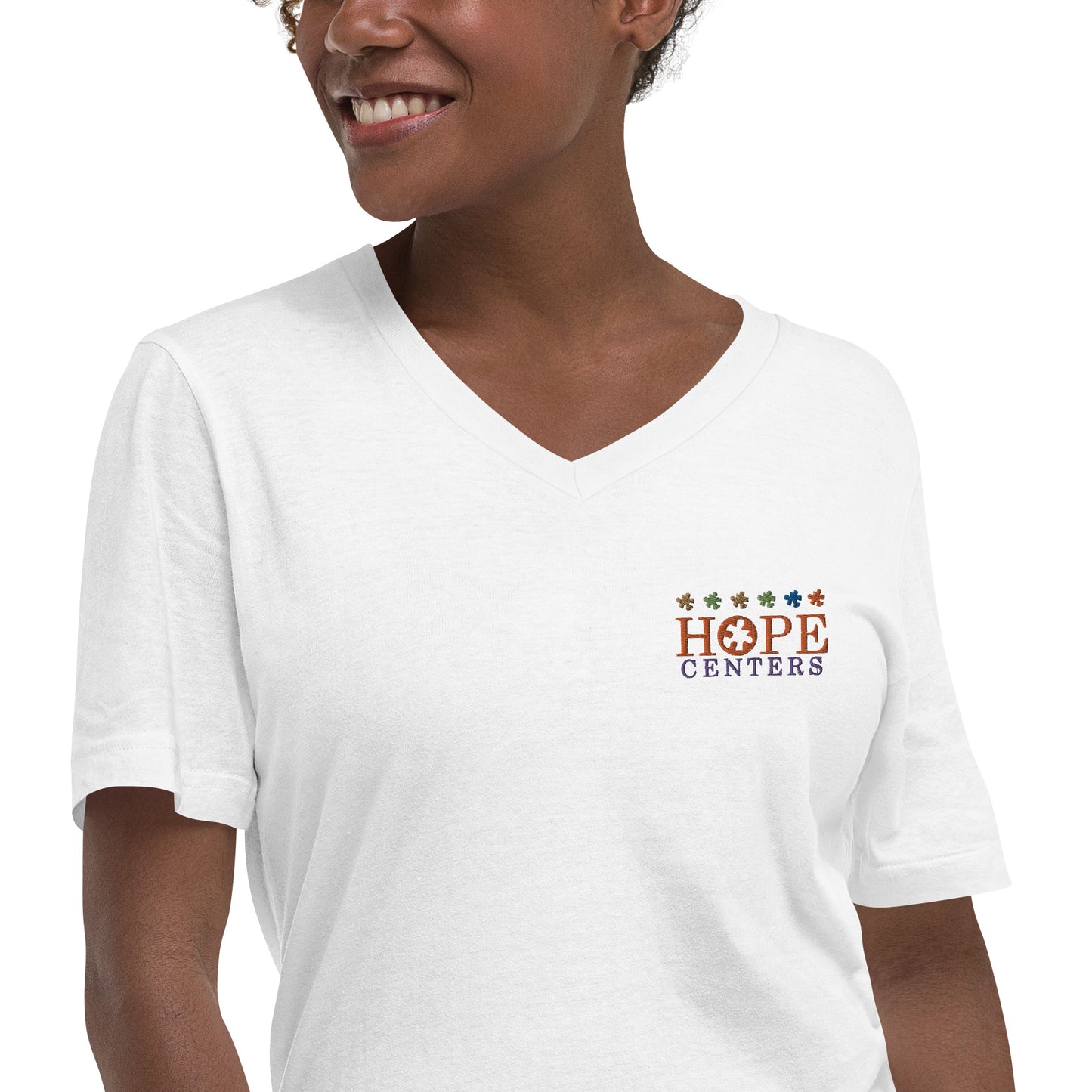 The Hope Centers Unisex Short Sleeve V-Neck T-Shirt